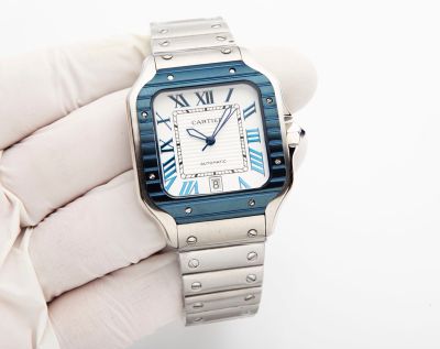 Cartier Santos Stainless Steel 8215 Movement 47.5*39.8MM Men Watch